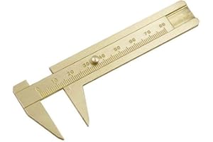 DURDIIY Messschieber Digital,80/100 mm (3.15/3.93 Zoll) Messschieber Messwerkzeug mit Messing Zoll Millimeter Bruch Umwandlung,Messwerkzeuge Messschieber Messgerät für Haushalt und industrielle Messung (80MM)