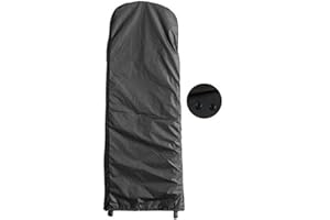 U-CARE UCARE Scaletta pieghevole Custodia protettiva con coulisse impermeabile in poliestere antipolvere per scalette per scale di ingegneria domestica scaletta pieghevole (50 x 6,5 x 195 cm, nero)