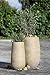 Produktbild Gilde Creasto Bodenvase Piega grau / beige / gewischt L = 35 x B = 35 x H = 65 cm