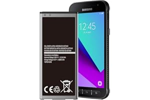 QOUTMCUY Galaxy Xcover 4 /4S Akku, EB-BG390BBE Hohe kapazität.kompatibel mit für Samsung Galaxy Xcover 4 SM-G390F,SM-G390Y/Galaxy Xcover 4S(G398F) 3200mAh 3.82/12.32Wh(Akku-Austausch ohne NFC)