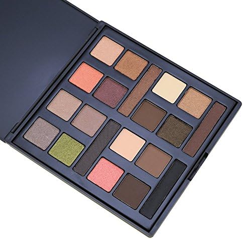 Eye Shadow Makeup Palette VONISA 20 Multi Color Nature Warm Smoky Colour,Matte Shimmer Glitter Textured Neutral Cosmetics Pallet, Pigment Water Proof Beauty Tool Kit,Dark Tauped Pure Tone Powder