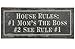 Produktbild IB Laursen Metalskilt House Rules [NPR]