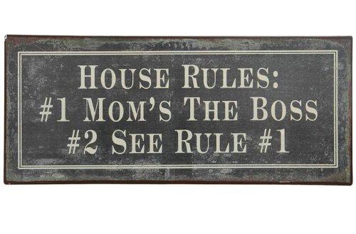 Preisvergleich Produktbild IB Laursen Metalskilt House Rules [NPR]