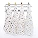 Produktbild Musselin Babybadetuch Mit Haken, Chickwin 4-Pack Niedlich 12 "x12" Weich und gemütlich Neugeboren 100% Baumwolle Muslin Absorbent Baby Bad Waschlappen Wiederverwendbare Wischtücher Fütterung Sachen Baby Face Towel (4 Schichten)
