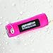 Produktbild smartera® 4 GB Wasserdicht Unterwasser MP3 mit LED Display + FM Radio Anzug für Schwimmen, SPA, Surfen, Joggen, Klettern und andere Sport (Pink)