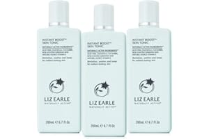 Liz Earle Instant Boost Skin Tonic 3 x 200ml Bottle A Face Moisturiser To Repair Sensitive Cleanse Skin