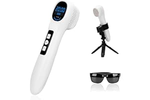 ZEBBYEE Terapia Luce Rossa Dispositivo, Terapia Laser Freddo Apparecchio Portatile con Occhiali e Staffa, Attrezzatura Alleviare Portatile Dolore per Schiena, Muscolare, Articolare