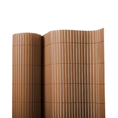 Sichtschutz Zaun für Außenbereich | braun | Größe wählbar (120x300cm)
