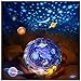 Produktbild Rotierende Sterne Nachtlicht Projektor Lampe,FOHYLOY Sternenhimmel Projektorlampe Schlaf Sternennacht Universum mit 6 Filme&3 Modus Dekorationen Lichter Kinder Geschenk Spielzeug Schlafzimmer