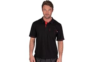 Lee Cooper Męska koszulka polo, czarna, XL