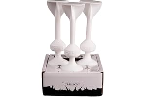 TOSSIT Juego Dardos de Silicona Ventosa - Juega con Familia y Amigos, Modos Petanca o Bocha y más! Ideal Interior Exterior, Diversión Portatil Todas Las Edades! Limited Edition Expansion, Milky