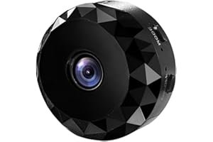 qoiq Camera Espion WiFi 1080P Mini Caméra de Surveillance Interieur/extérieur sans Fil avec Enregistrement Camera Espion a Distance Discrete Enregistreur Spy Cam Detecteur Mouvement (Black)
