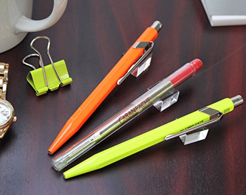 CARAN d’ACHE – Kugelschreiber 849 aus Metall – Fluo Orange - 4
