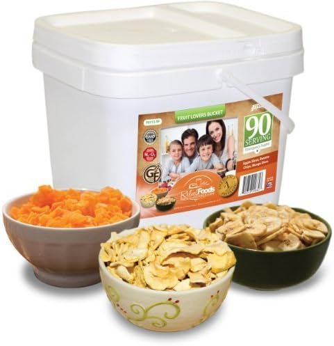 Relief Foods Gluten Free Fruit Lover Emergency Food Supply Bucket (90-Serving) by Relief Foods