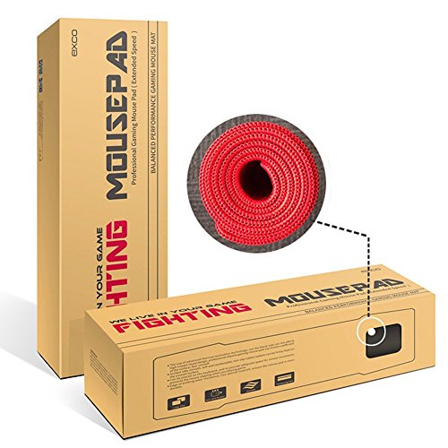 Phoenix Legend – EXCO Extra Verlängert Gaming Mauspad , 90 x 30 cm x 5 mm dick , Groß Maus Matte mit Glatt Oberfläche und Präzise Tracking ( Schwarz ) - 9