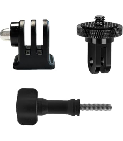 Tiardey 4er Set Stativadapter Für GoPro - 1/4 Zoll Gewinde Aus Aluminium Für Session & Hero Kameras