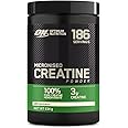 Optimum Nutrition Creatin Monohydrat Pulver, ON Kreatin hergestellt für Leistungssteigerung, 186 Portionen, 634g, Verpackung 