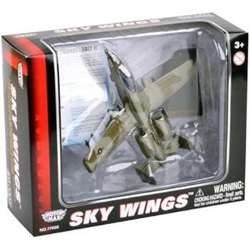 Motormax Skywings 1/100 Scale 77015 - A-10A Thunderbolt II With Display