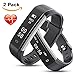 Produktbild 2 Fitness Armband Fitness Tracker, MEBUYZ Aktivitätstracker mit Schrittzähler, Schlafüberwachung, Pulsmesser, Kalorienzähler, Vibrationsalarm von Anruf SMS facebook Whatsapp, Kamera-Fernbedienung Wasserdicht für iPhone / Android