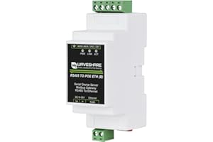 WAVESHARE Server seriale industriale RS485 a Ethernet Modbus Gateway MQTT Gateway TCP/IP a modulo seriale, supporta alimentatore PoE Ethernet, con alimentazione e protezione dell'isolamento del segnale,