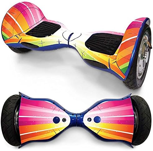 QJONKE Waterproof PVC Balance Scooter Sticker for 10 inches Balancing Skateboard , 10