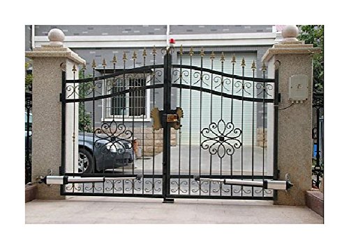 BBT@ Automatischer Torantrieb für doppelflüglige Schwingtore / Inklusive: 2x Toröffner 1x Kontrollkasten 2x Fernbedienung 2x Entriegelungsschlüssel 3x Torstopper / Privat + Geberblich / Robust + Langlebig / Einfache Installation - 5