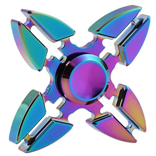 Hand Spinner Stress Relief Toy, Colourful Aluminum Alloy Hand Spinner Fidget Toy Stress Reducer Made Bearing Focus Anxiety Relief Toys for Killing Time Hand Spinner Stress Relief Toy, Colourful Aluminum Alloy Hand Spinner Fidget Toy Stress Reducer Made Bearing Focus Anxiety Relief Toys for Killing Time