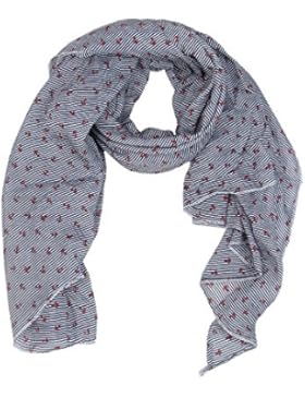 Seiden-Tuch für Damen mit Anker im maritimen Flair von Zwillingsherz / Elegantes Accessoire für Frauen auch als...