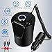 Produktbild Bluetooth FM Transmitter KFZ Auto Wireless Radio Adapter Freisprecheinrichtung Mikrofon Car Kit Integriertem mit 2 USB Ladegerät | 1.44Zoll LCD Display | 3.5 mm AUX Eingang Ausgang| TF-Karten und U Disk Slot | GPS Navigation Audio | für iPhone Samsung iPad HTC Usw MP3 MP4