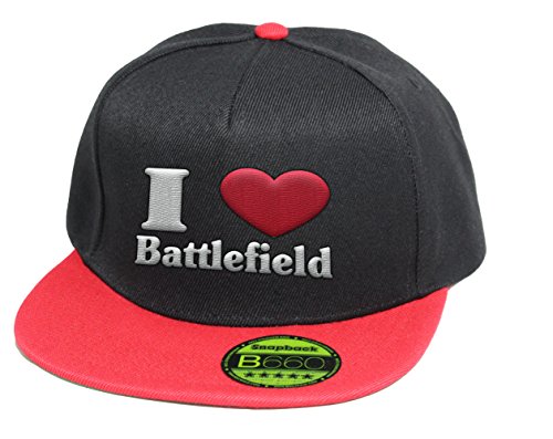 Preisvergleich Produktbild I LOVE Battlefield, Snapback Cap, 5 Panel / Blackred