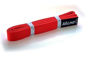 Malino Karaté Ceinture d'arts martiaux 100 % coton 4,2 cm