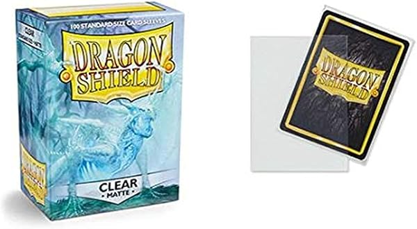 Dragon Shield Card Sleeve - Clear Matte - 100 Pack - 1
