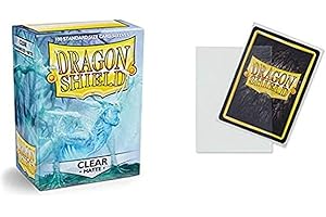 Dragon Shield Matte Clear Standard Size 100 ct Card Sleeves Individual Pack