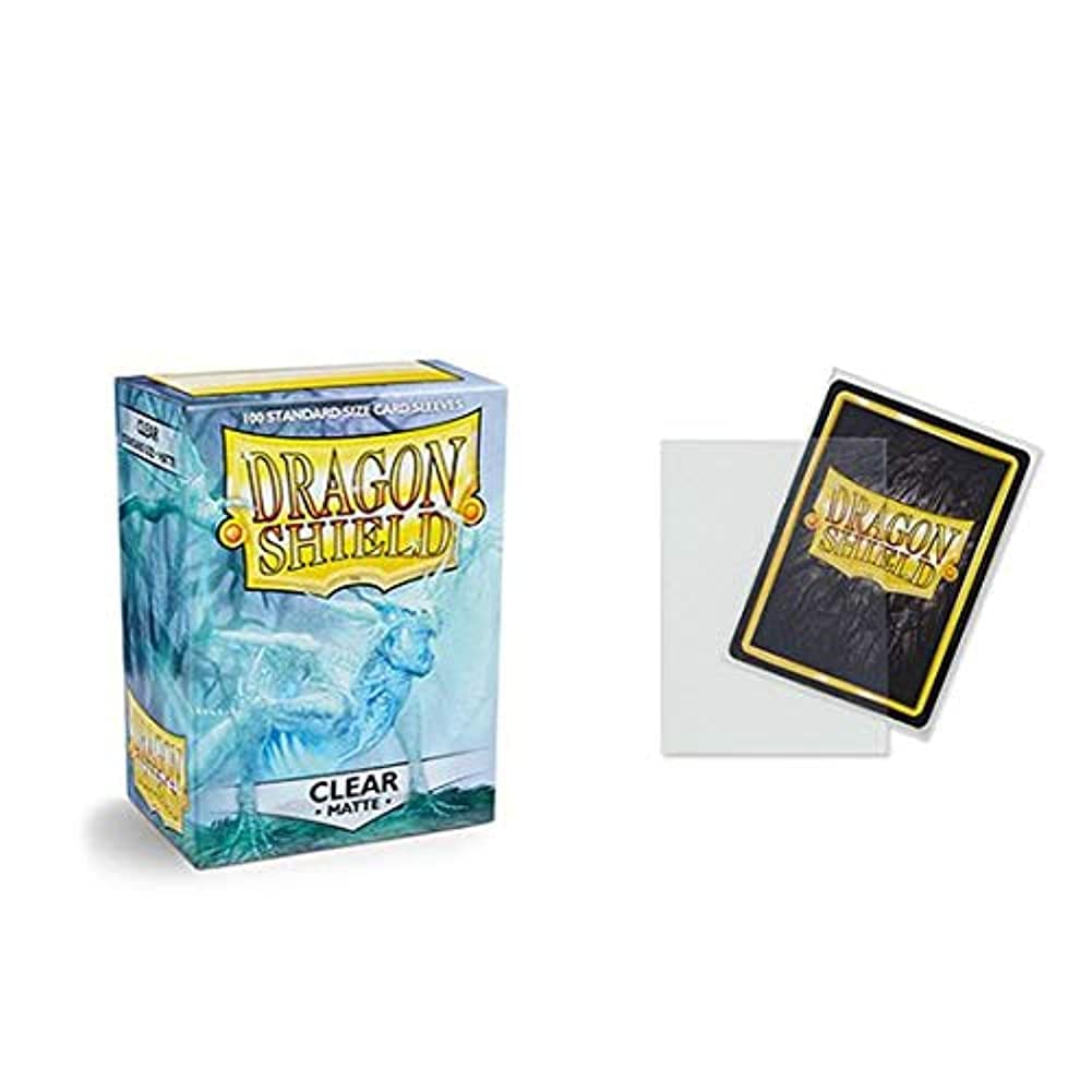 Dragon Shield Matte transparente Kartenhüllen in Standardgröße, 100 Stück, Einzelpackung - 1