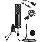 Lastvoice BM800 Condenser St&uuml;dyo Mikrofon (Mini Tripod + 7.1 Ses Kartı)