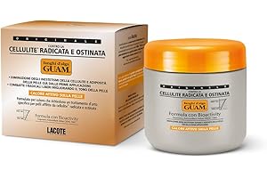 GUAM Seaweed Mud Stubborn & Deeply Rooted Anti Cellulite Treatment - 500g Antioxidant Hot Body Mask Cellulite Remover for Legs & Thighs - Skin Firming Cream to Reduce Imperfections & Boost Circulation