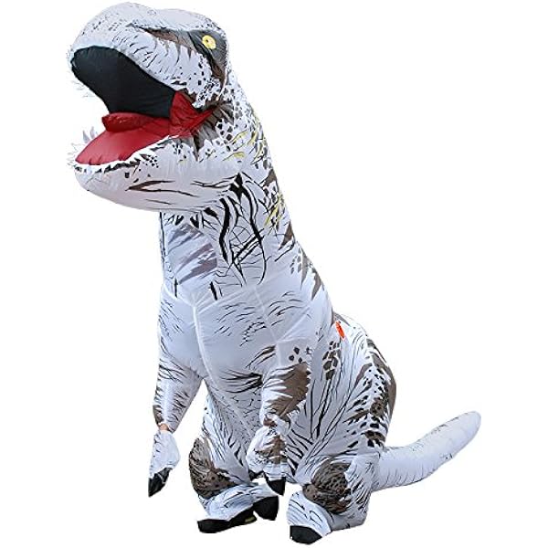 Partychimp Onesie Dinosaurus Volwassenen Dino Kostuum, Dieren