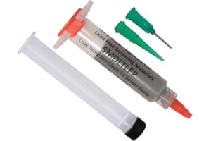 Chip Quik SMDLTLFP Pasta de soldadura Sn42/Bi57.6/Ag0.4, no necesita limpiarse, sin plomo, baja temperatura, se derrite a 138 ºC