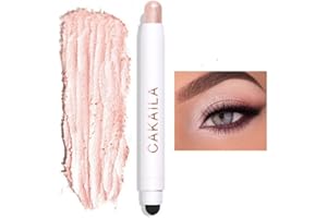 TIMIPOO Crema de sombra de ojos, lápiz de sombra de ojos, barra de maquillaje de ojos mate y brillante, maquillaje fluorescente con sombra de ojos impermeable de larga duración (08#)
