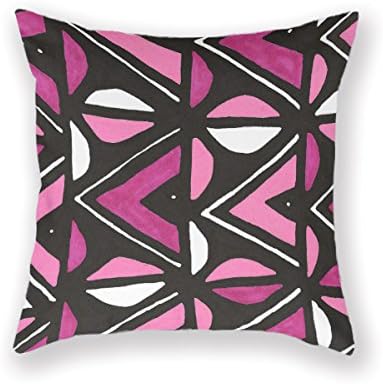 VintageSh0p African Pattern Mud Cloth Mudcloth Tribal Pillow Case Throw Pillow Cover Customized Pillowcase Decorative Pillow Case Pillow Covers Cotton,18X25Inches