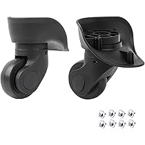 Ruote Di Ricambio Per Valigie - 2 Pezzi In PVC, Doppio Cuscinetto, Silent E Resistenti - Foto 6