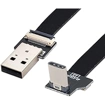 Chenyang Cavo Di Prolunga Micro USB 2.0 Maschio-Femmina 0,5m Con Connettore Ad Angolo Retto 90° Per Ricarica E Dati - 2