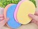 Vale® [4 Packs] Natural Spong Facial Cleaning Sponge Puffs Face Makeup Soft Pads