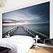 Produktbild Apalis Vliestapete Steg Promenade Fototapete Breit | Vlies Tapete Wandtapete Wandbild Foto 3D Fototapete für Schlafzimmer Wohnzimmer Küche | mehrfarbig, 94804