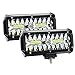 Produktbild 2pcs 240W LED Work Light Bar Flood Spot Beam, Triple Row Offroad SUV Driving Fog Light, 2 Years Warranty