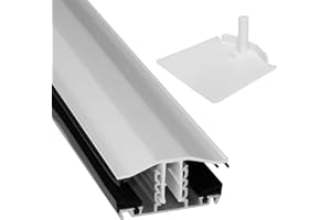 White, 2.5m Snap Down Glazing Bar Exitex Capex 10-25mm for Timber Rafter