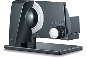 GRAEF. Graef Krajalnica Elektryczna, Czarny/Srebrny, 34.3 x 23.7 x 25.2 cm