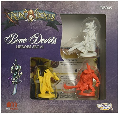 Preisvergleich Produktbild Asmodee - ubirab05 - Rum & Bones - Set Helden Teufel osseux