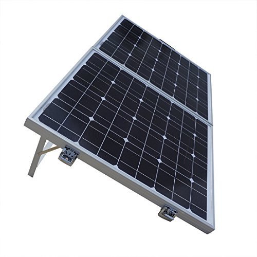 Preisvergleich Produktbild ECO-WORTHY Solarmodul 80W Monokristallin Komplett Set Faltbar für Camping Wohnwagen 12V Batterie