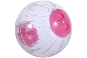 UKETO Rodent Mice Running Ball Hamster Exercise Small Pet Funny Toys (Pink 10cm)